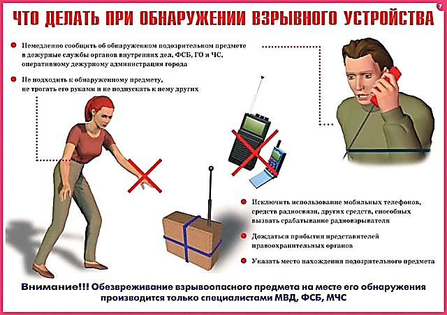 Подозрительные предметы. Подозрительные предметы.